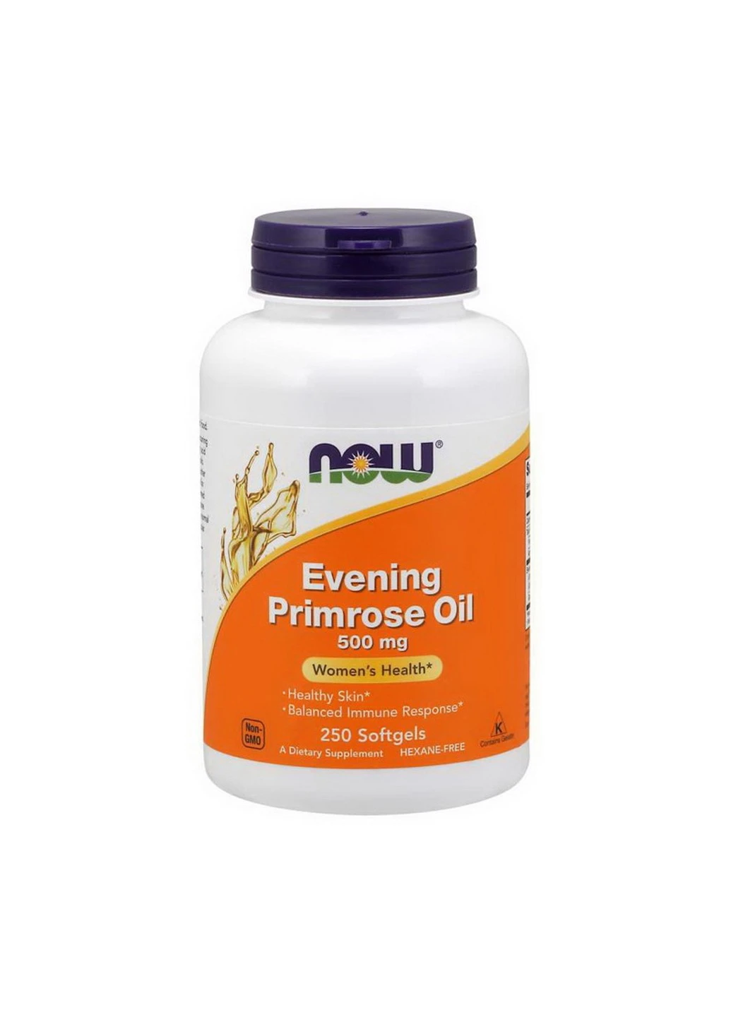 Масло примули вечірньої Evening Primrose Oil 500 mg 250 капсул Now Foods (255409357)