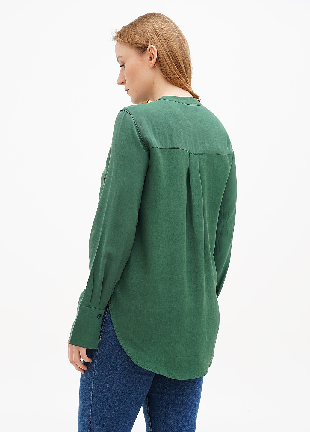 Зелёная блуза Tom Tailor