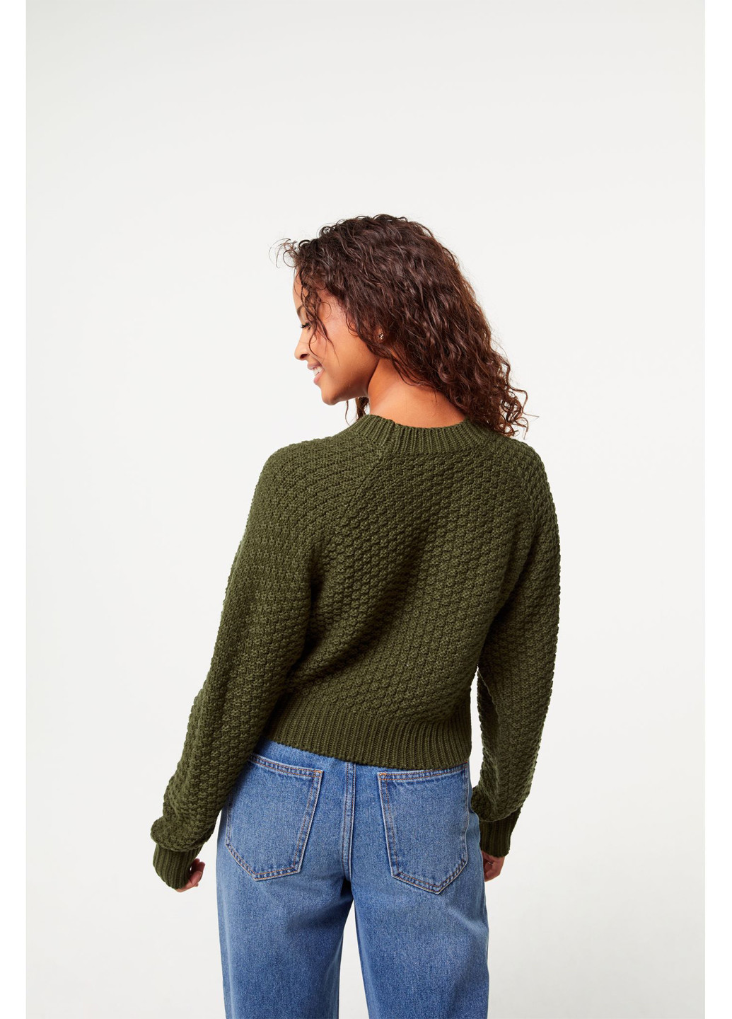 Оливковый демисезонный джемпер джемпер Jennyfer