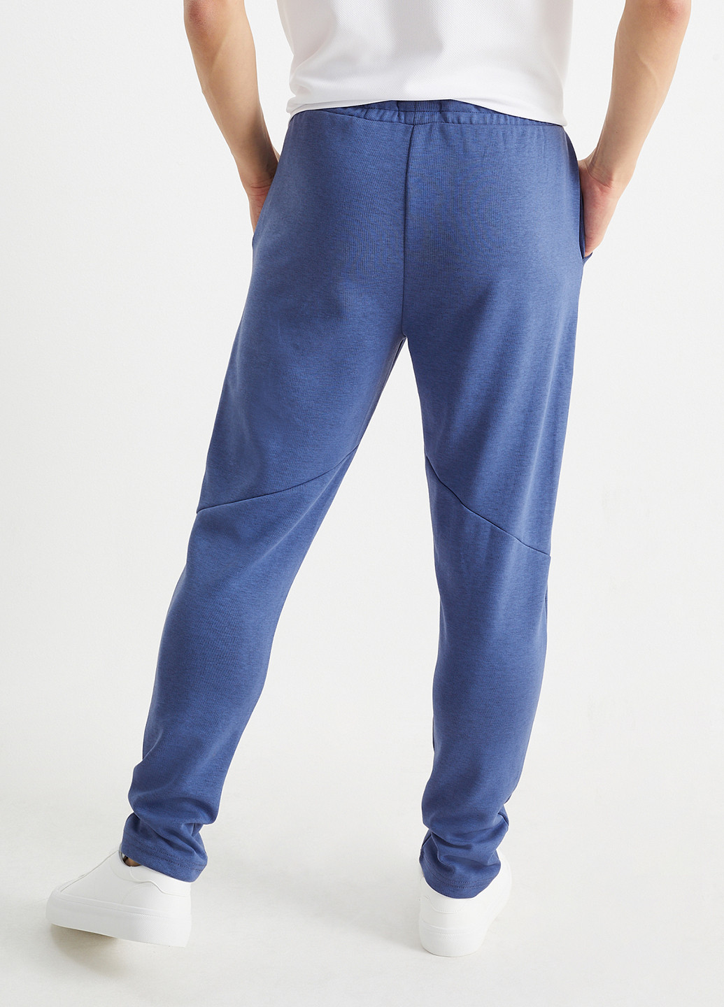 Синие спортивные демисезонные зауженные брюки C&A