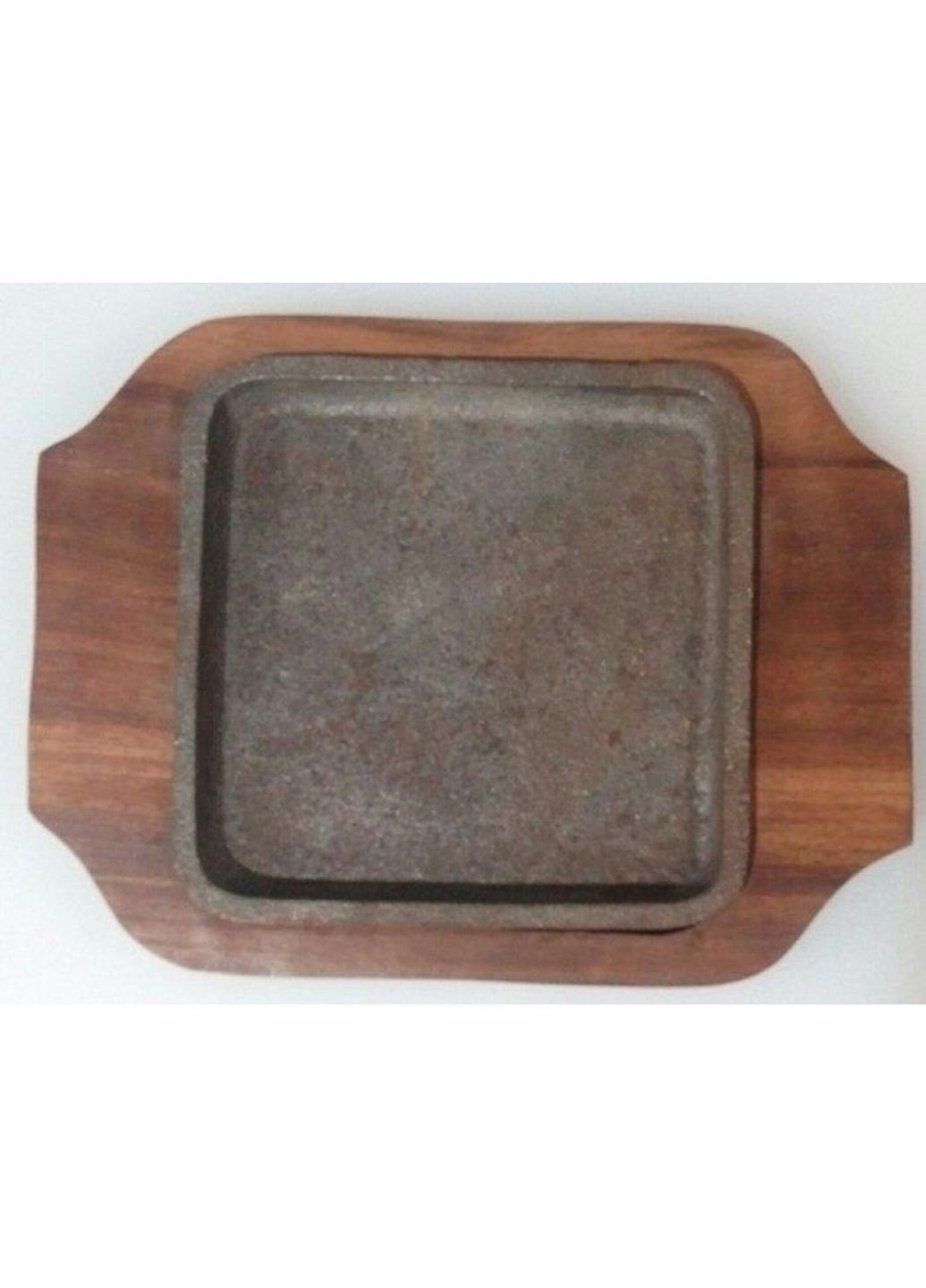 Сковорода чугунная на деревянной подставке EM-9967 15х15 см Empire (253571285)