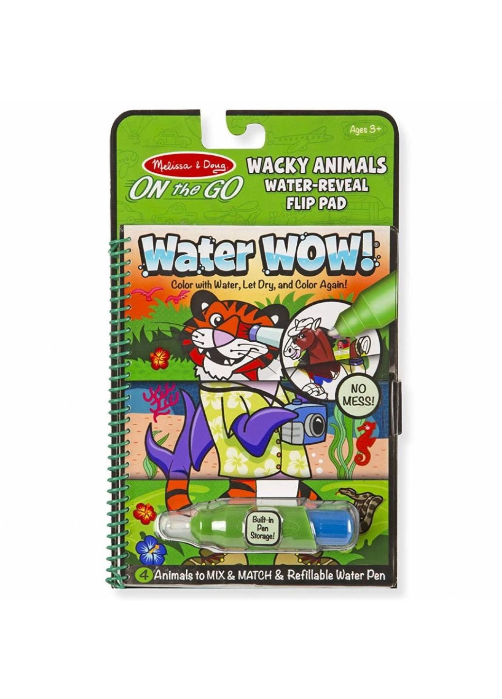 Набор для творчества Волшебная водная раскраска Веселые животные (MD9464) Melissa&Doug (249597909)