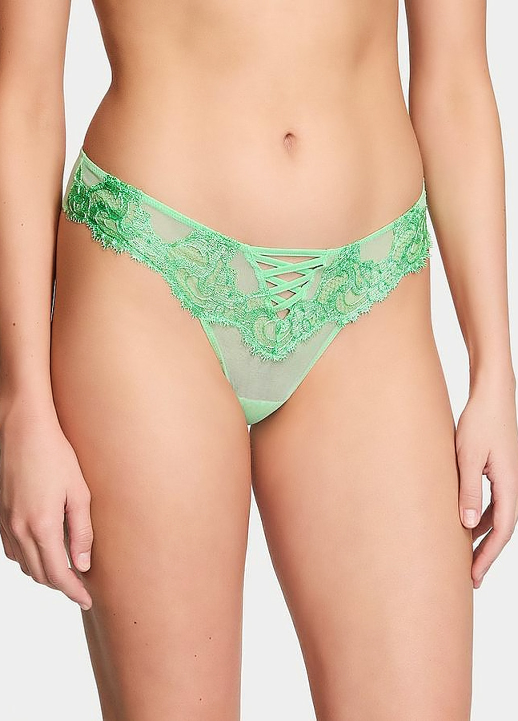 Світло-зелений демісезонний комплект (бюстгальтер, трусики) Victoria's Secret