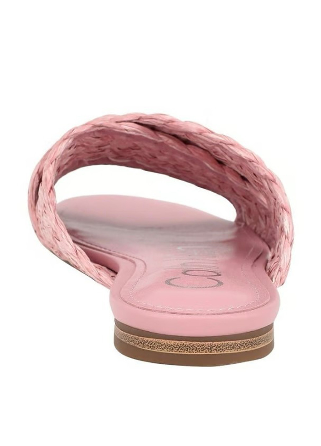 Розовые шлепанцы Calvin Klein плетение