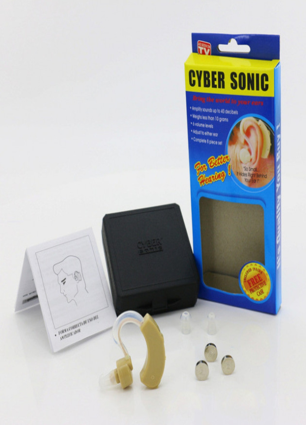 Слуховий апарат Cyber Sonic + 3 батарейки (2214445) Francesco Marconi (215118366)