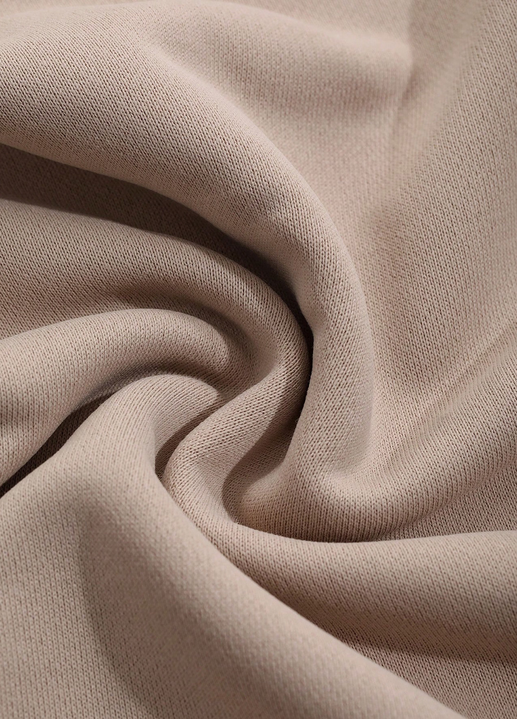 Бежевий світшот SHEIN однотонний без декору (340699850)