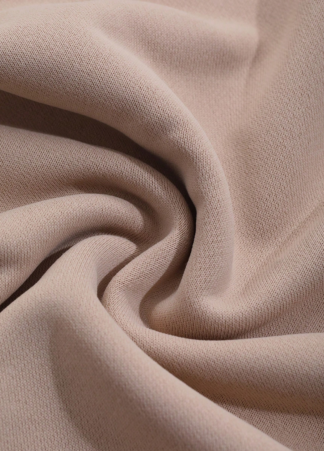 Бежевий світшот SHEIN однотонний без декору (340699850)