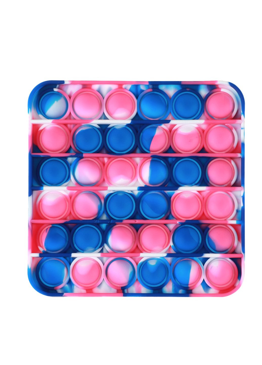 Антистрес іграшка Pop It Синій квадрат пухирця 5148 Power (254454618)