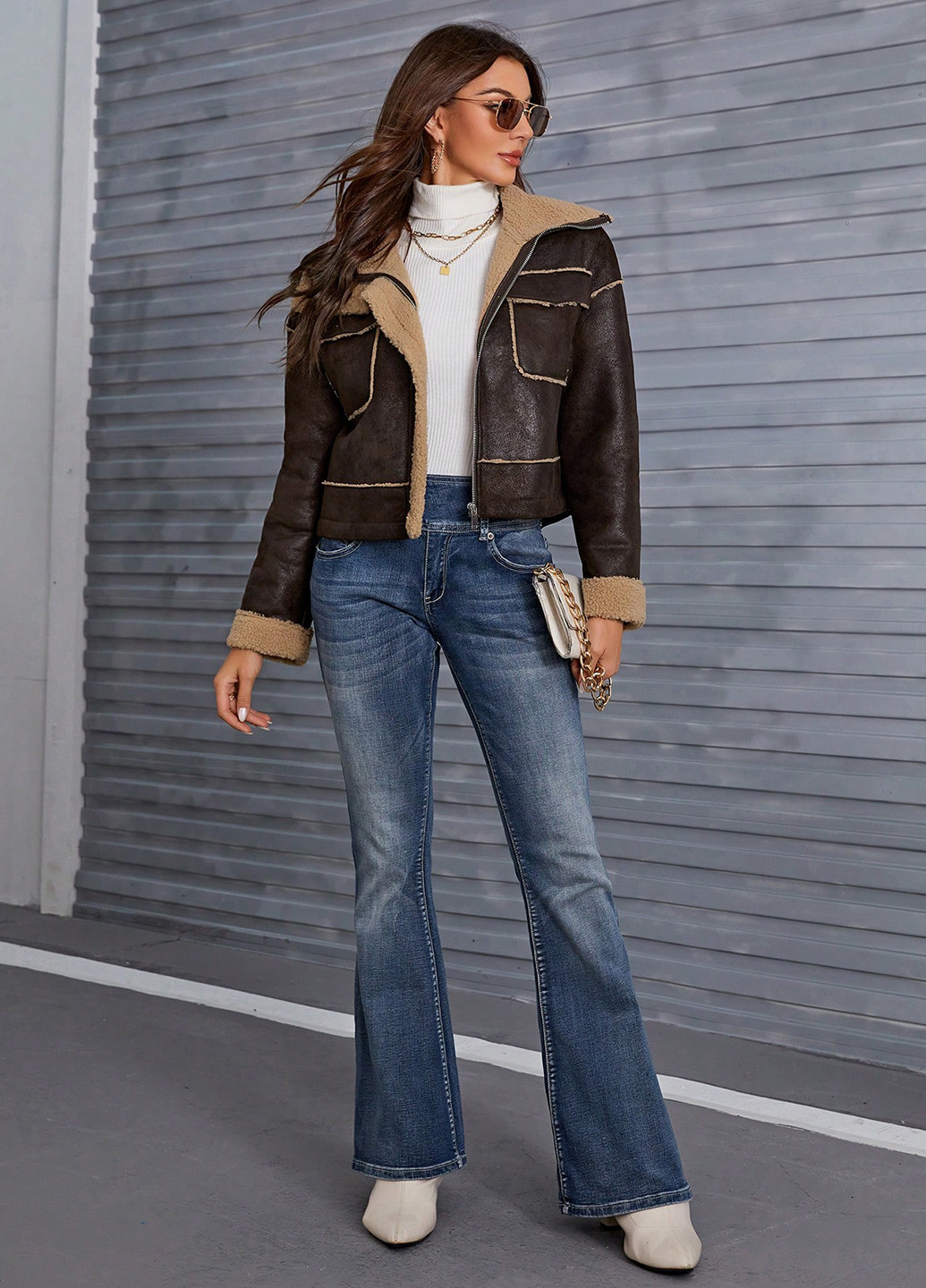 Дубленка SHEIN (332519833)