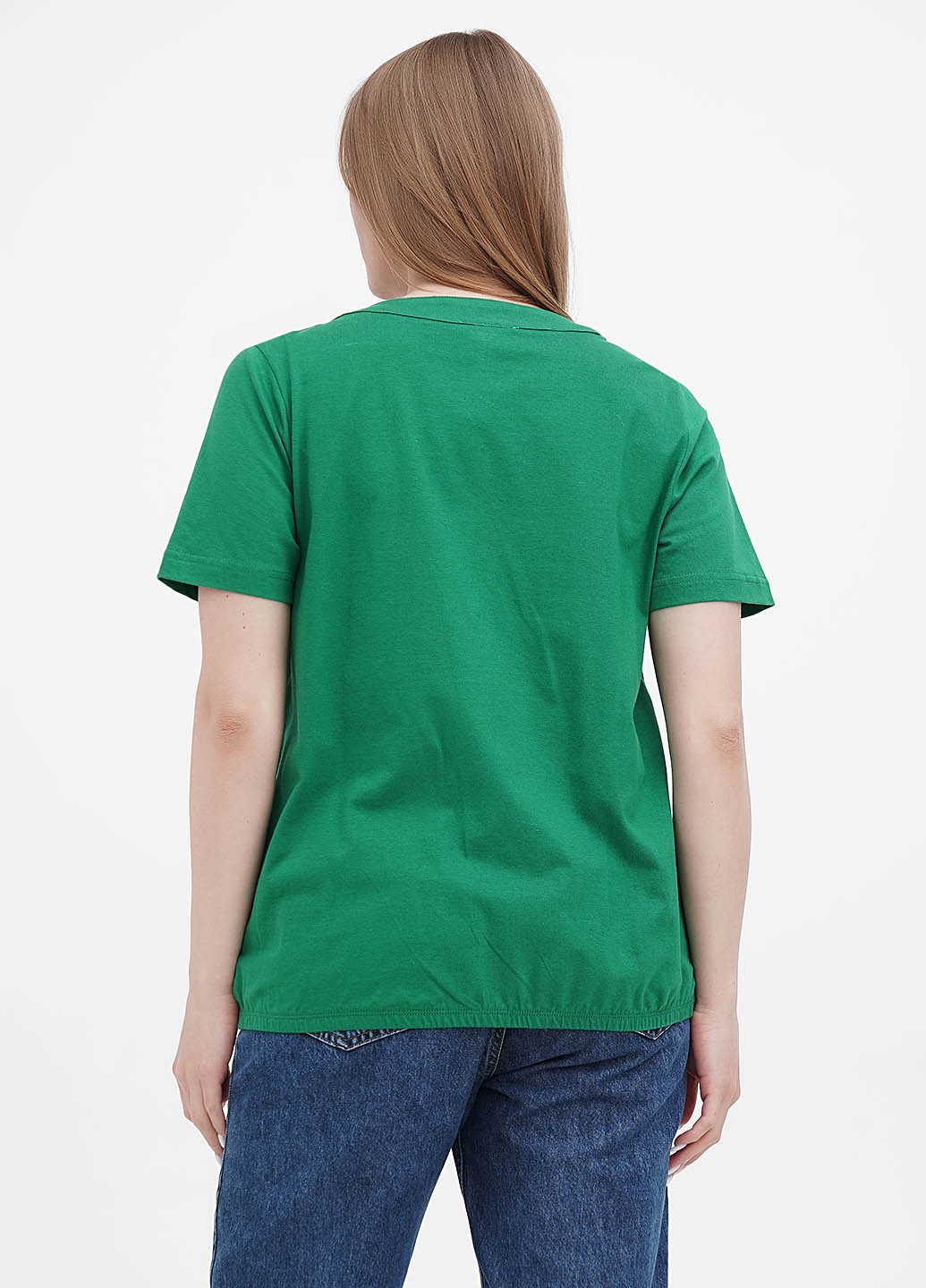 Зеленая летняя футболка Minus