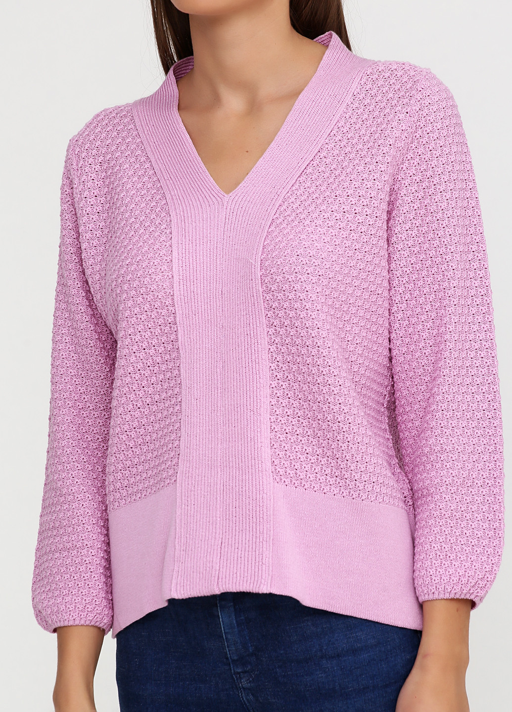 Розовый демисезонный пуловер пуловер Skovhuus