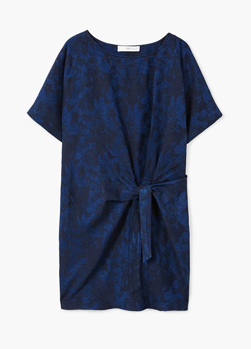 Темно-синее кэжуал платье Mango с цветочным принтом