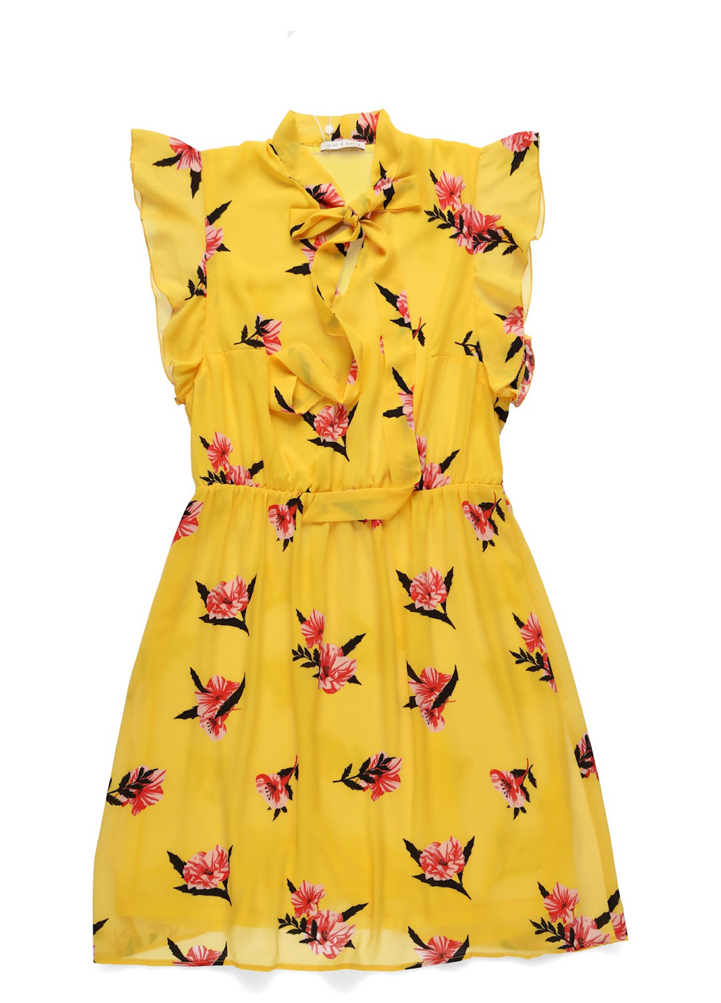 Жовтий кежуал сукня MINT&BERRY з квітковим принтом