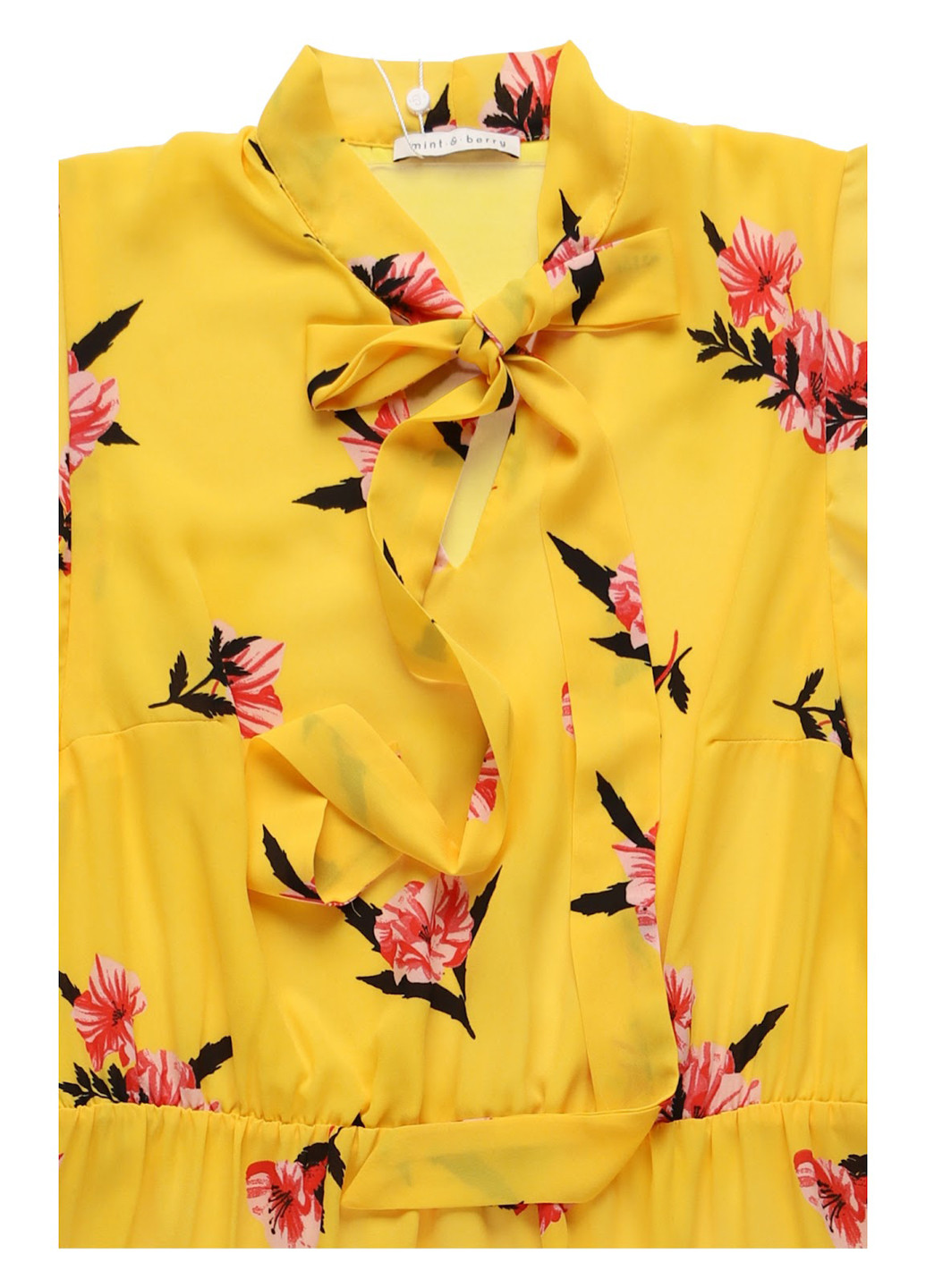 Жовтий кежуал сукня MINT&BERRY з квітковим принтом