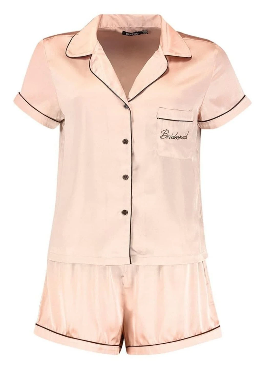 Бежевая всесезон пижама Boohoo