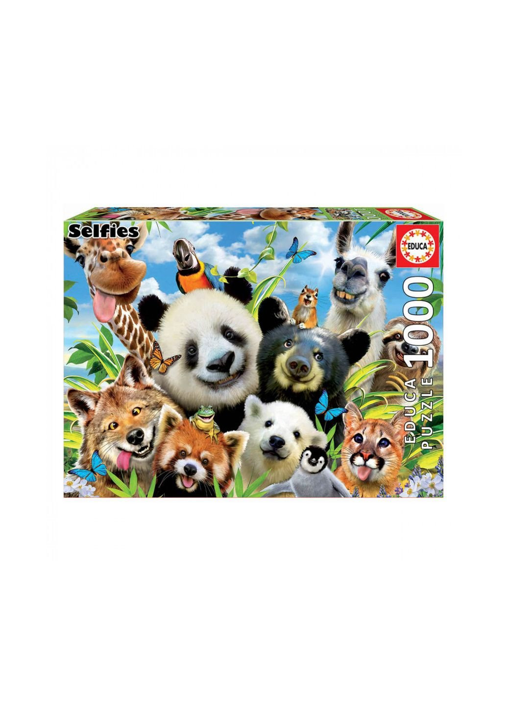 Пазл Селфи с ламой 1000 элементов (6425258) Educa (252418944)