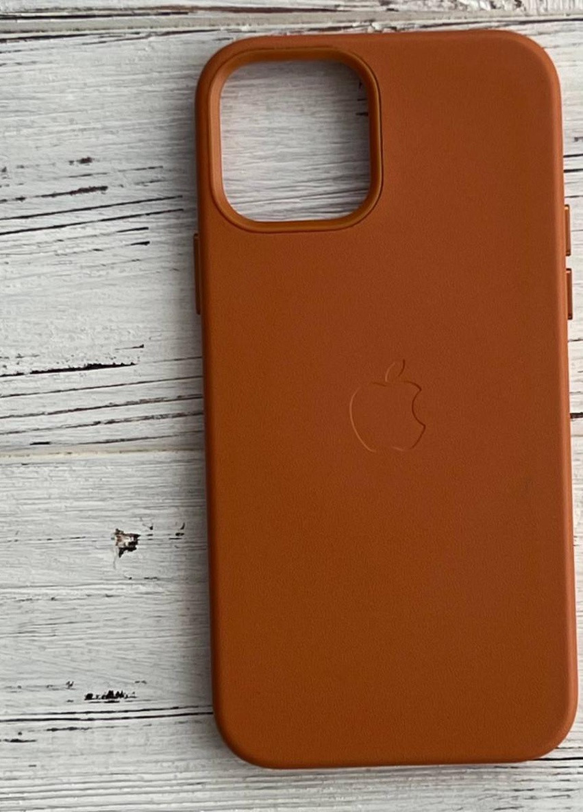 Шкіряний Чохол Накладка Leather Case (AA) with MagSafe Для IPhone 13 Pro Max Light Brown No Brand (254091598)