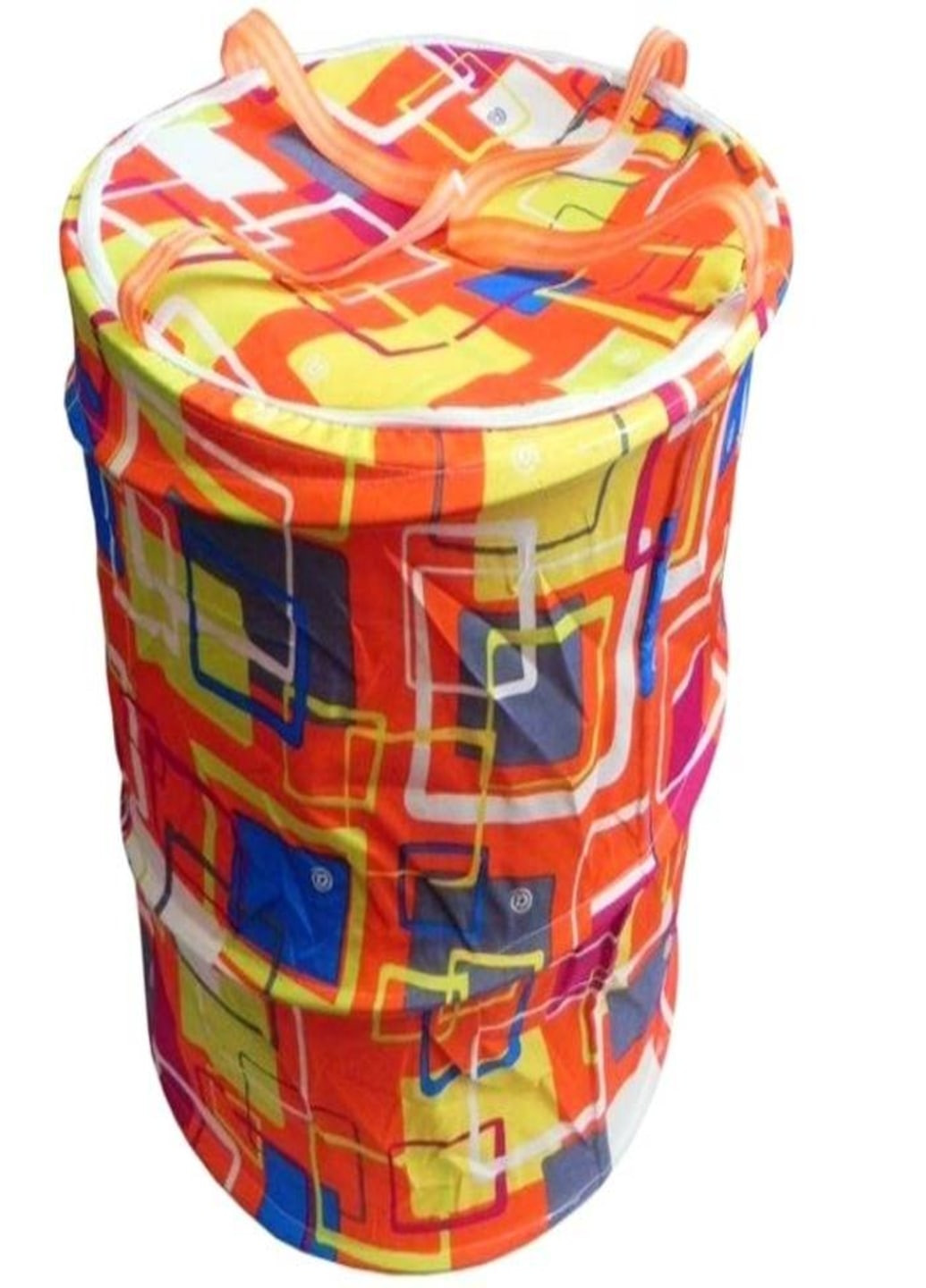 Детская корзина для хранения игрушек круглая с принтом геометрическим (13850275) Francesco Marconi (206851246)