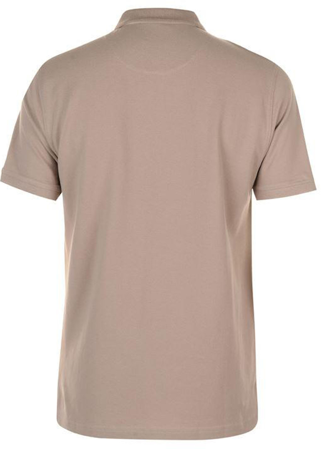 Бежевая футболка-поло для мужчин Pierre Cardin однотонная