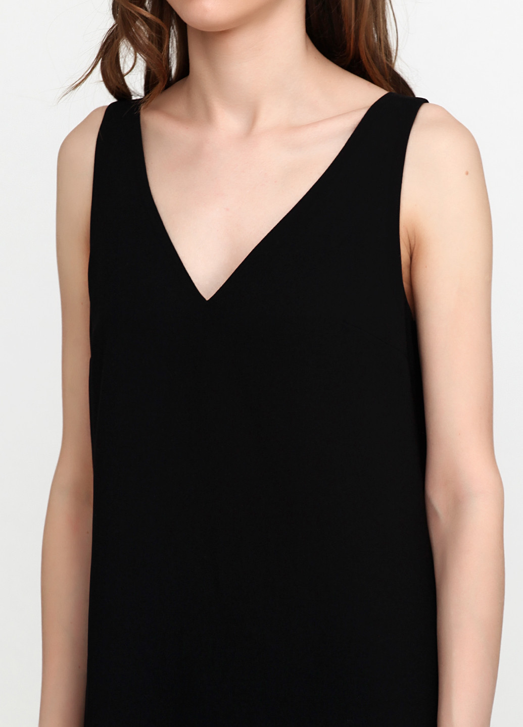 Черное деловое платье Ralph Lauren однотонное