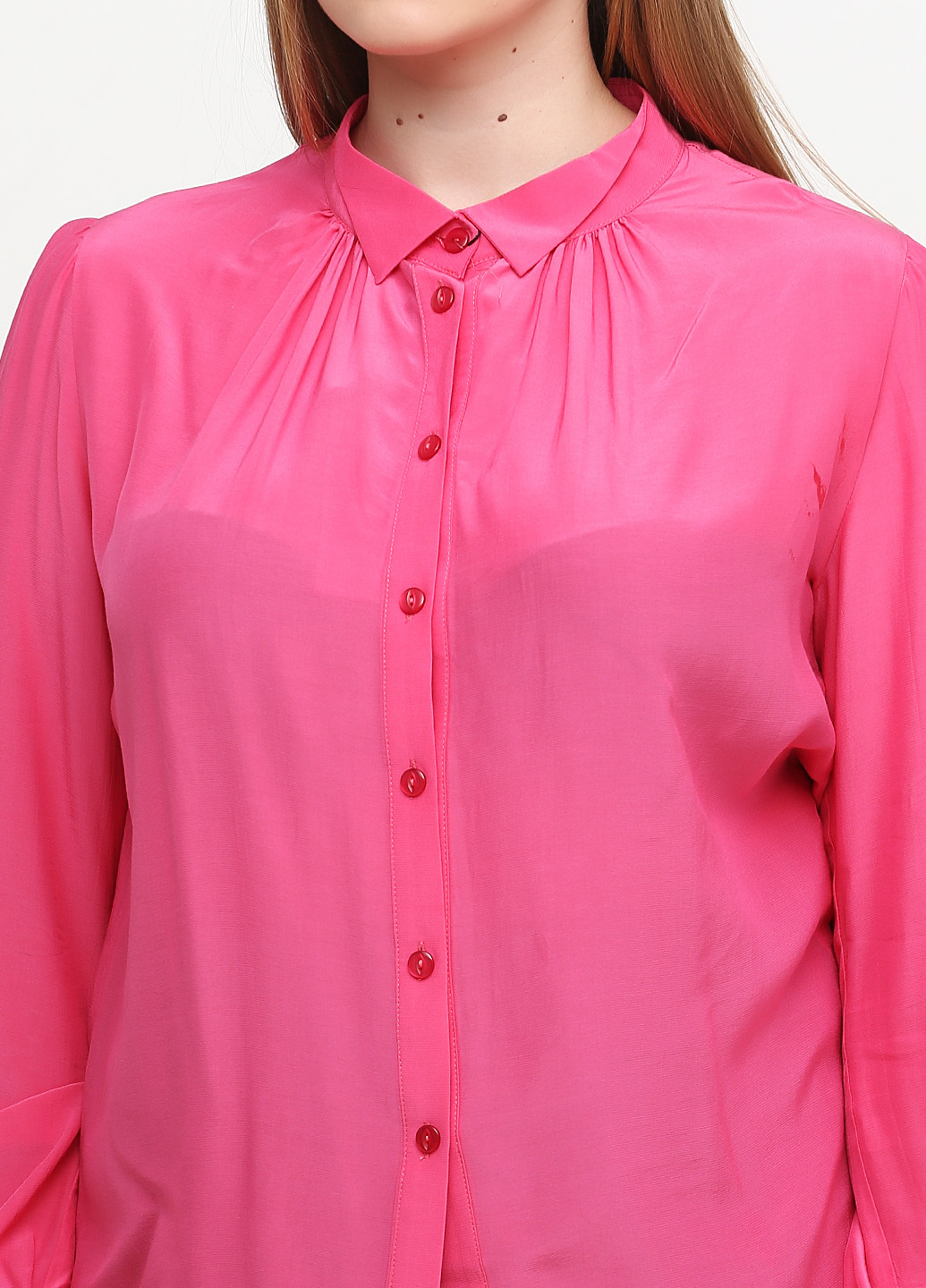 Розовая летняя блуза Natali Bolgar