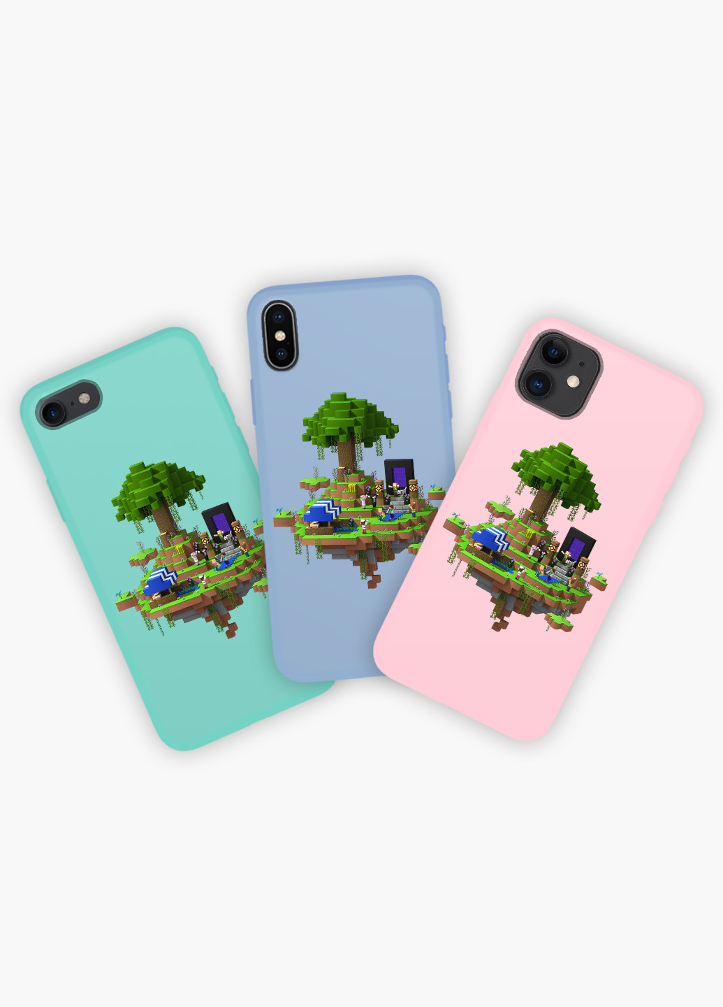 Чехол силиконовый Apple Iphone 11 Майнкрафт (Minecraft) (9230-1177) MobiPrint (219335659)