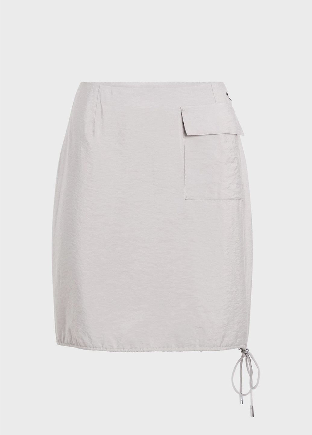 Светло-бежевая кэжуал однотонная юбка Calvin Klein карго