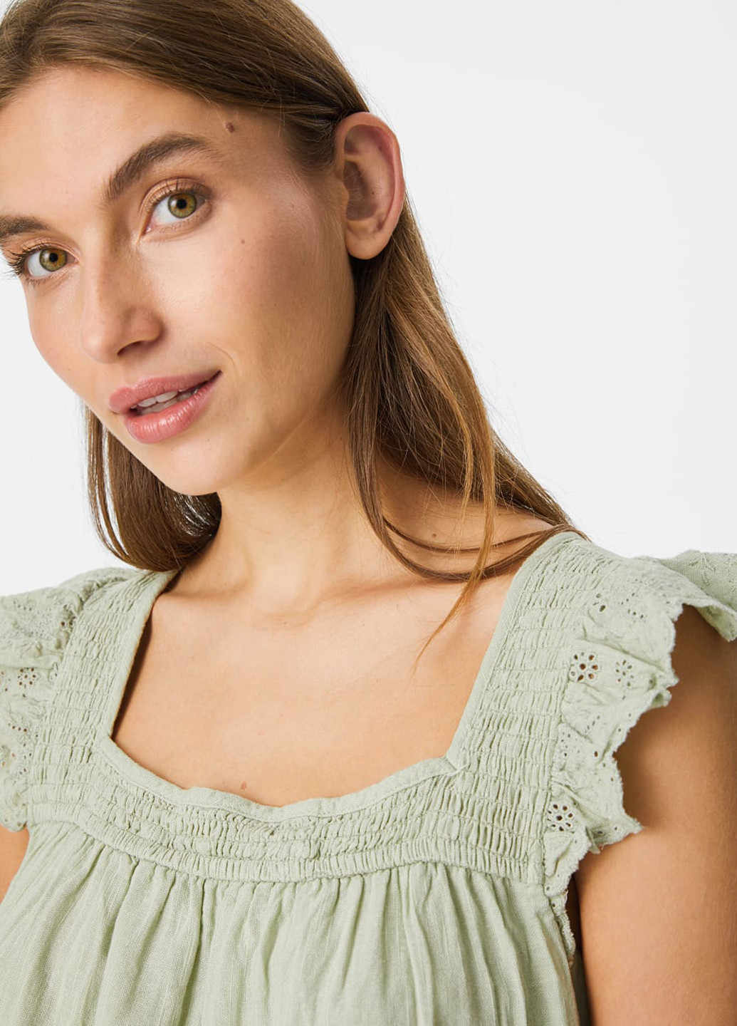 Світло-сіра кежуал сукня C&A однотонна