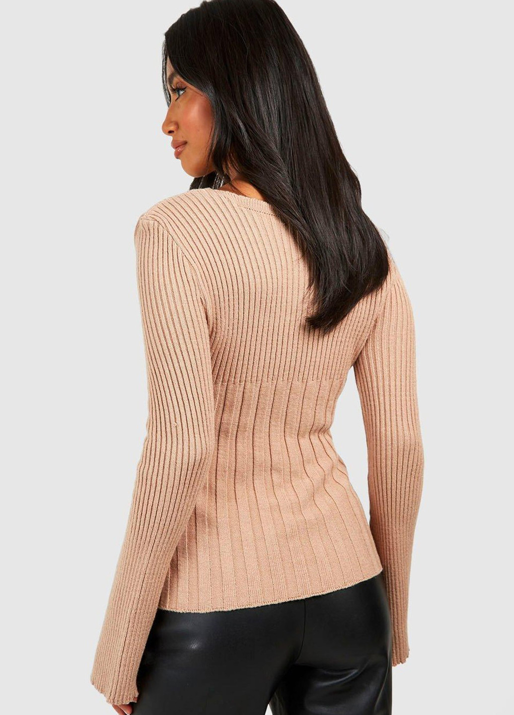 Бежевий демісезонний светр Boohoo