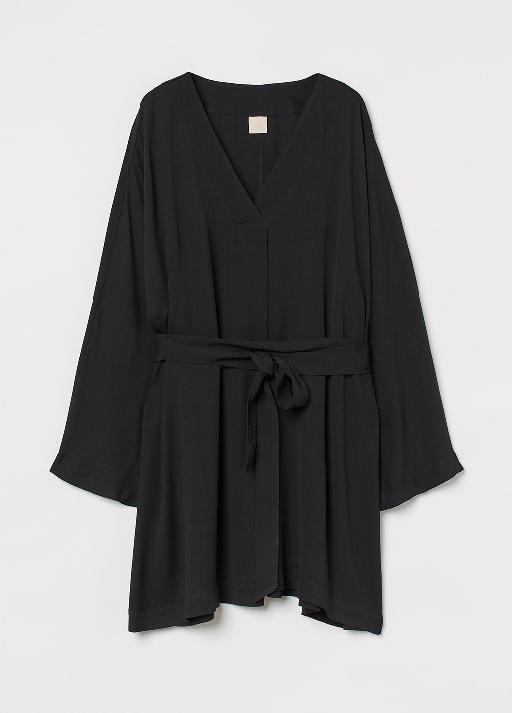 Чорна кежуал сукня H&M однотонна