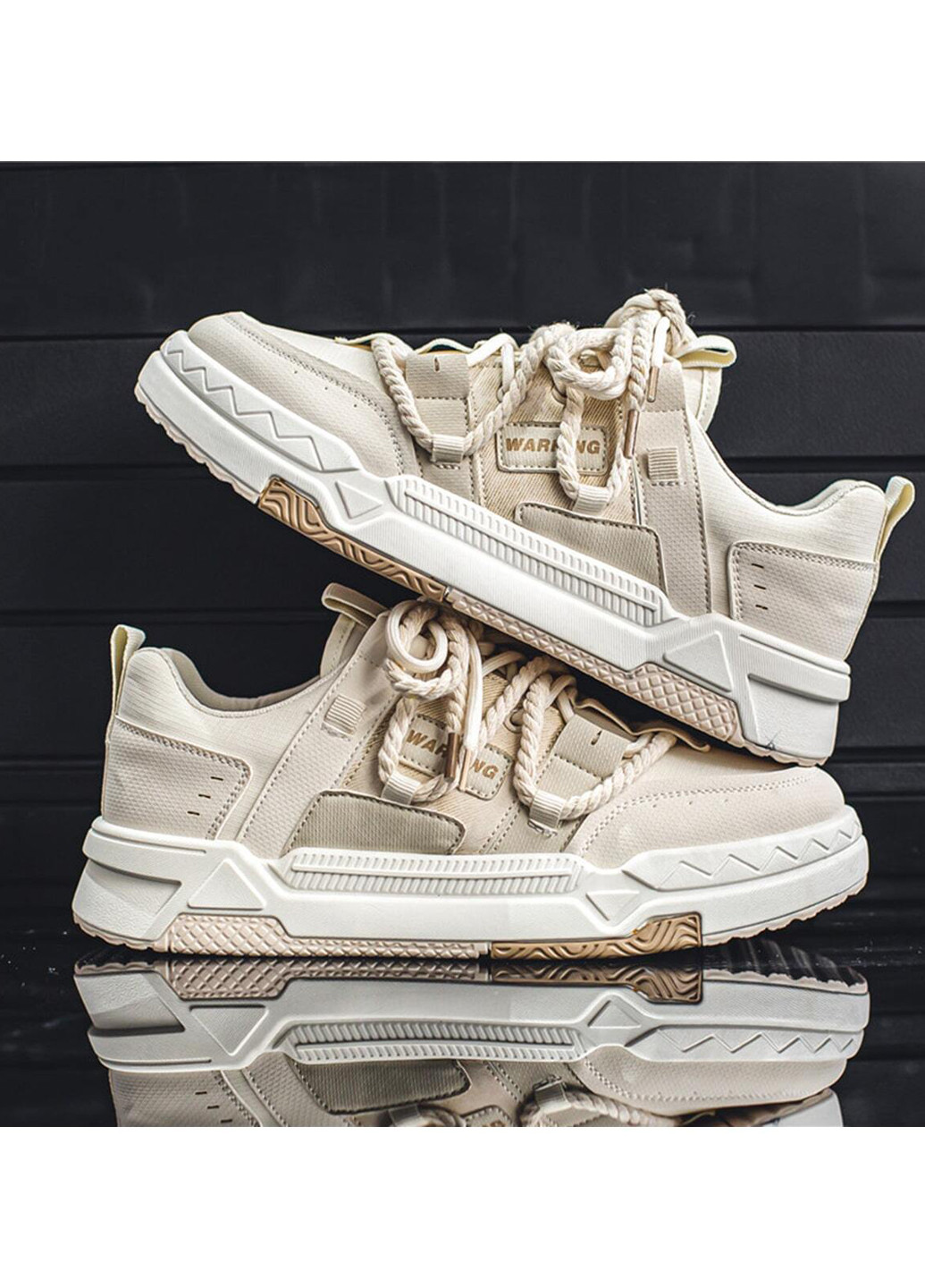 Сіро-бежеві Осінні кросівки SHEIN