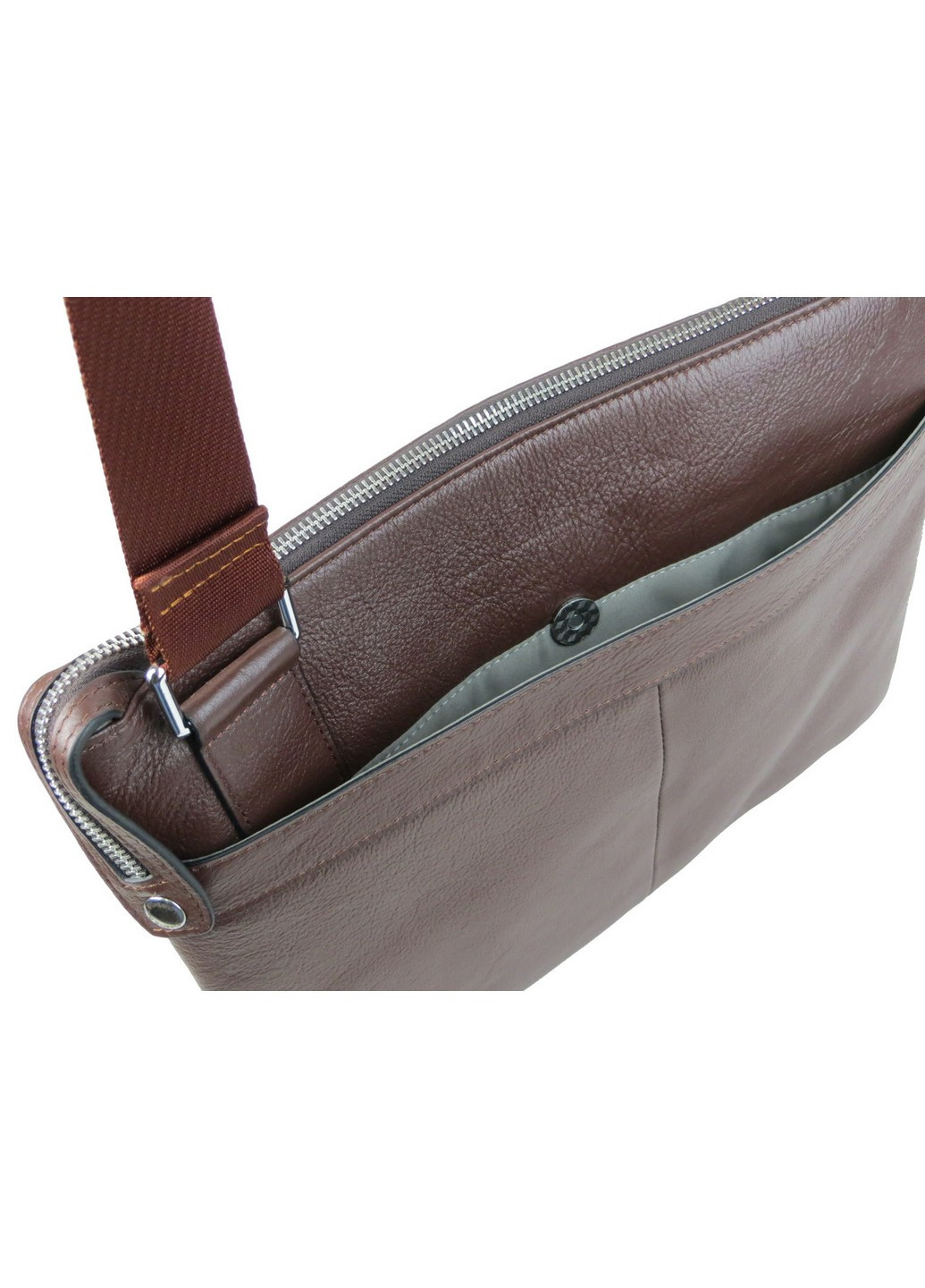 Кожаная мужская сумка 34х26х3 см No Brand (255405482)