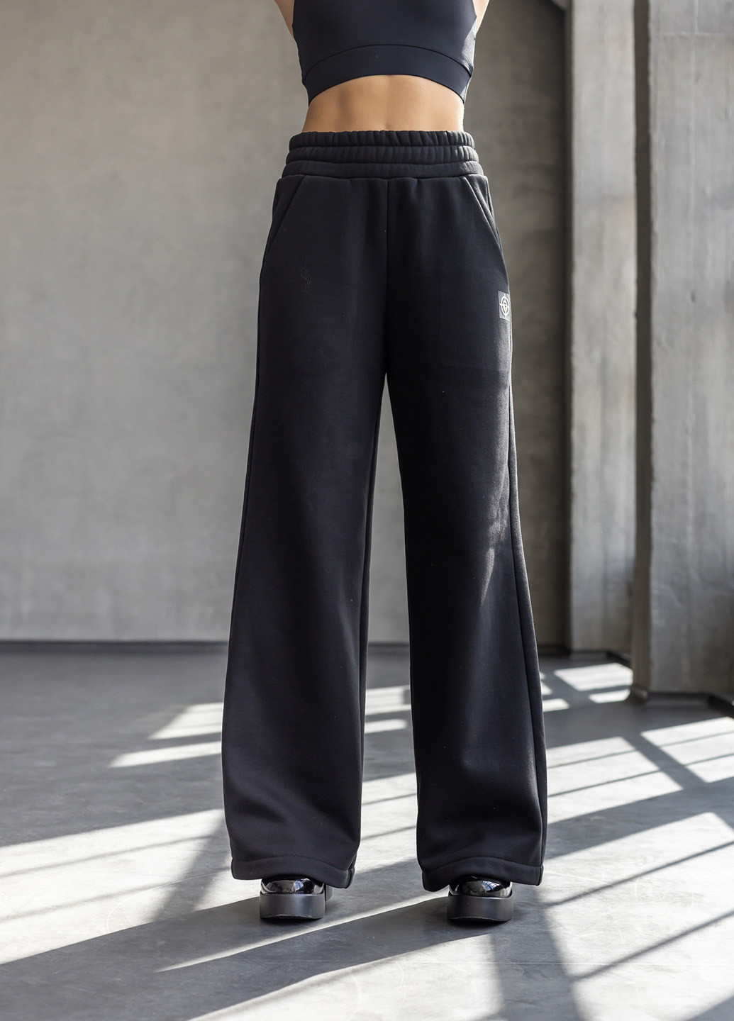 Теплые женские брюки палаццо TOTALFIT (265150762)