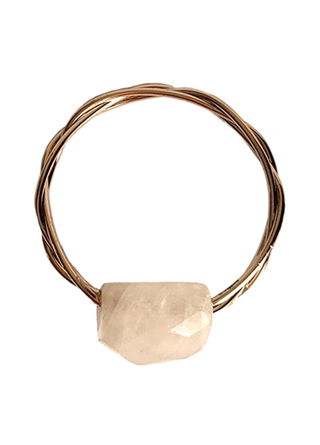 Кольцо Massimo Dutti солитер однотонное золотое