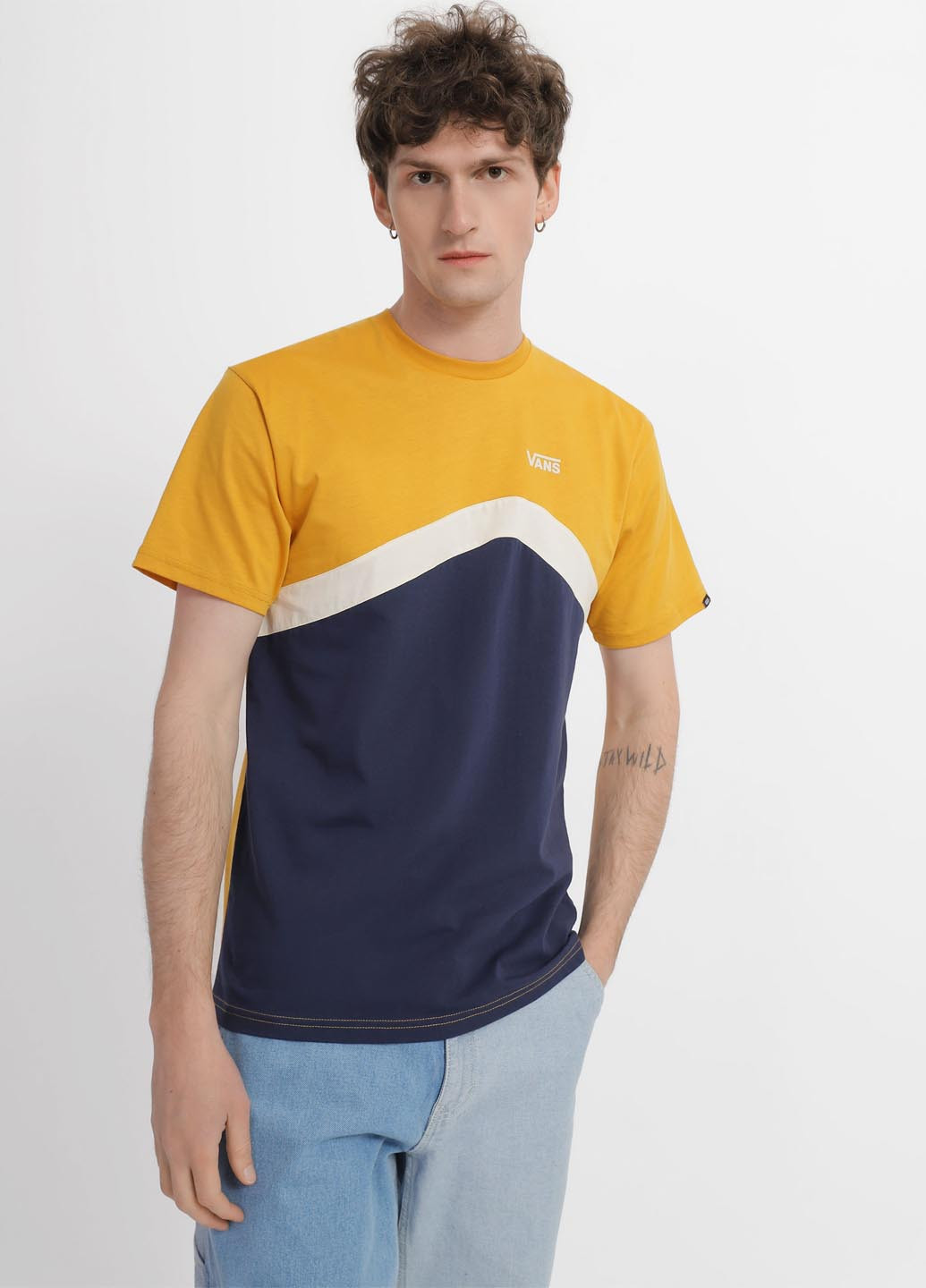 Комбінована футболка Vans