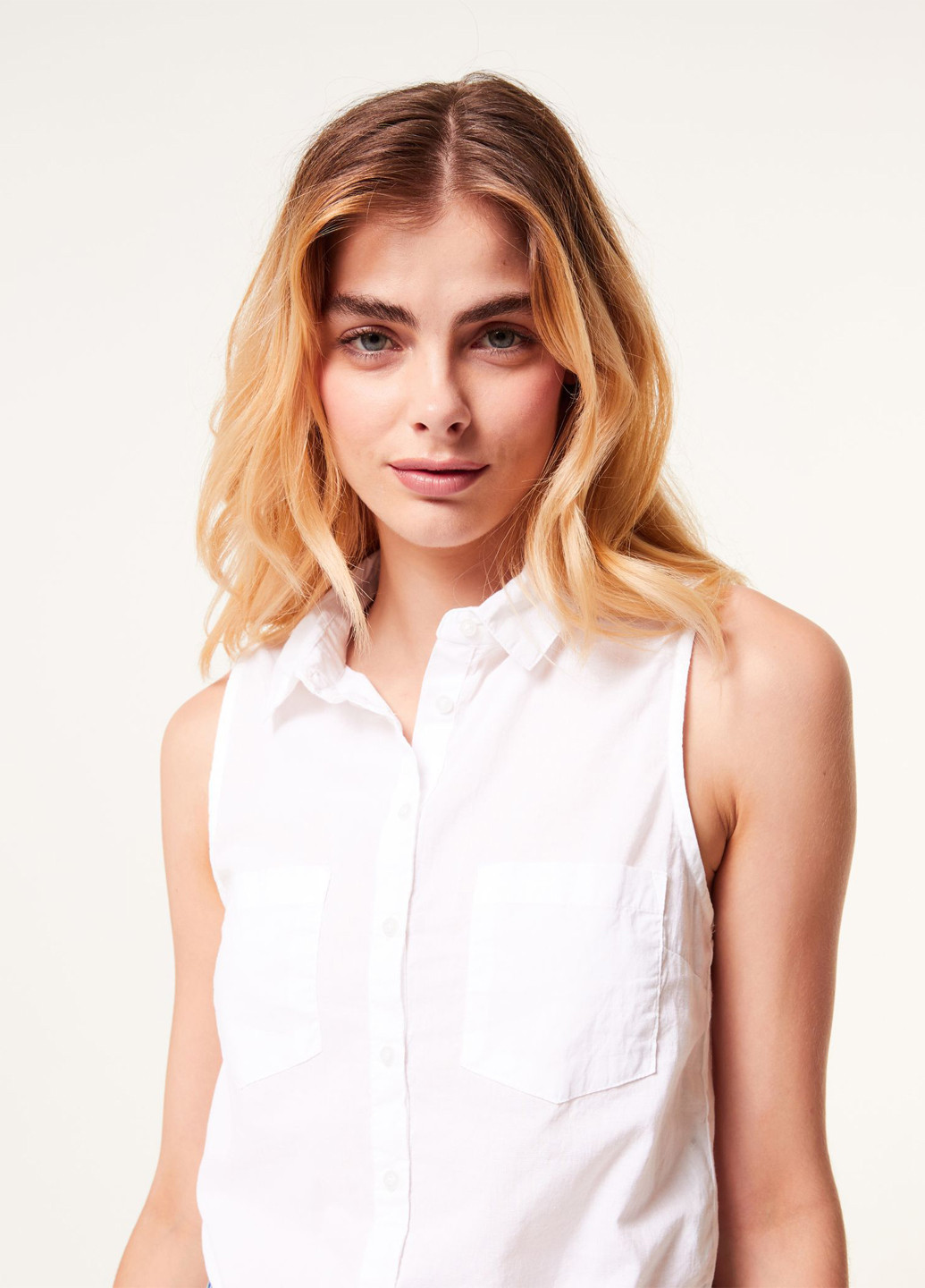 Белоснежная блуза Jennyfer