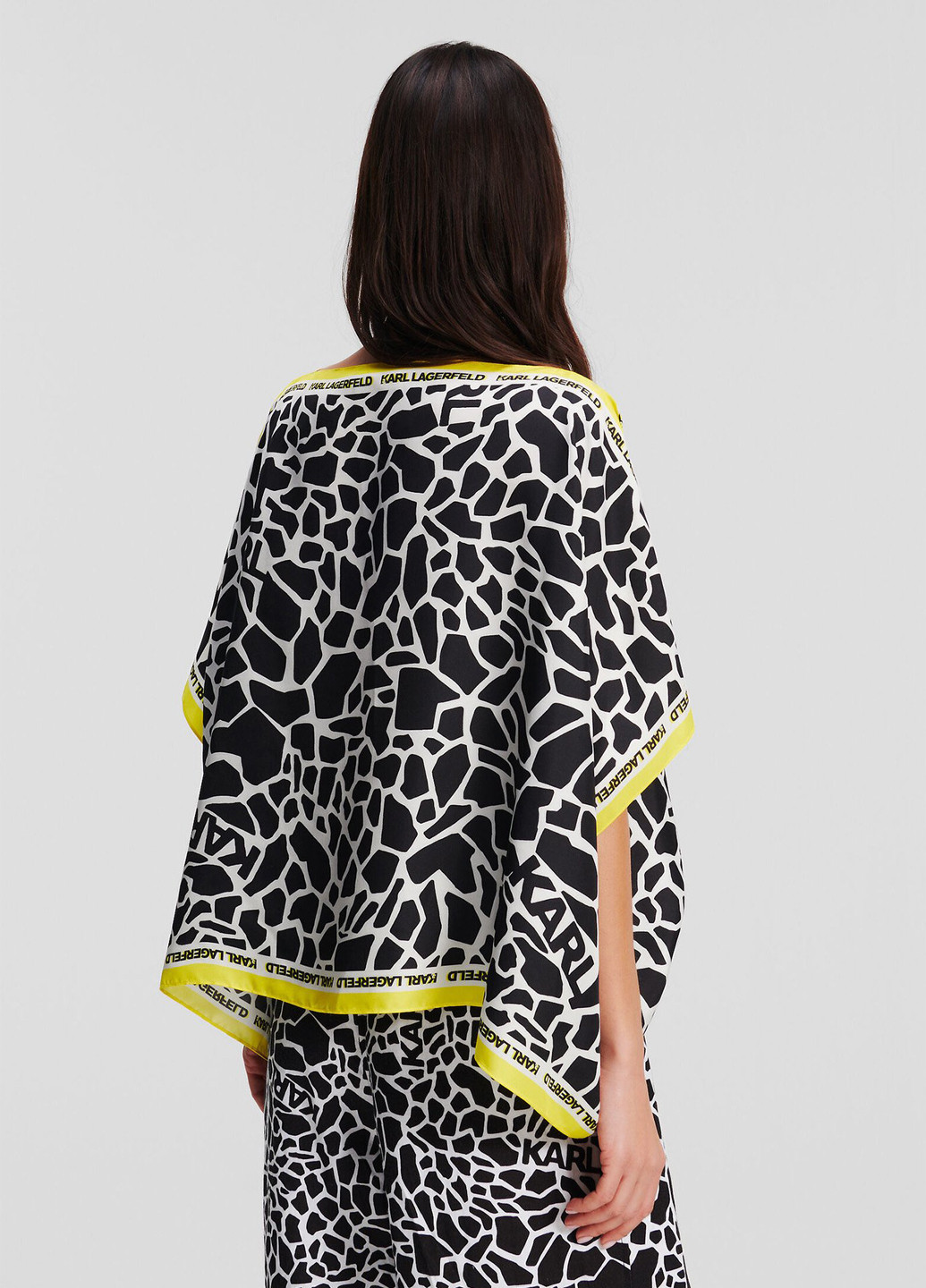 Чорно-біла блуза Karl Lagerfeld