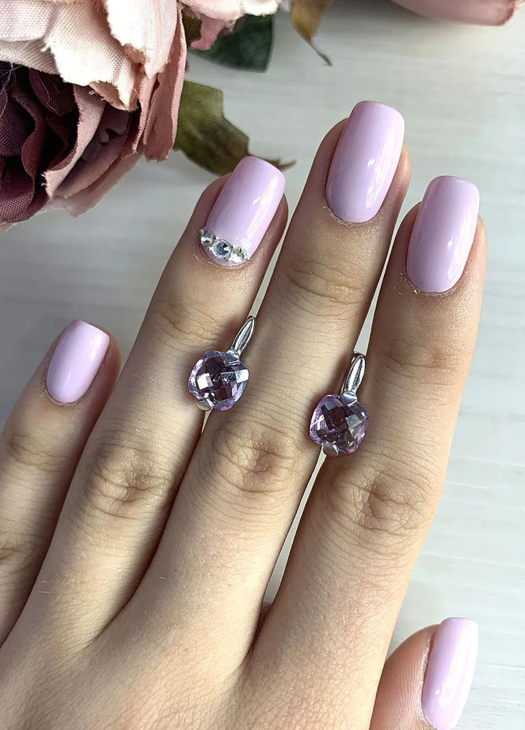 Серьги Silver Flame (152532997)