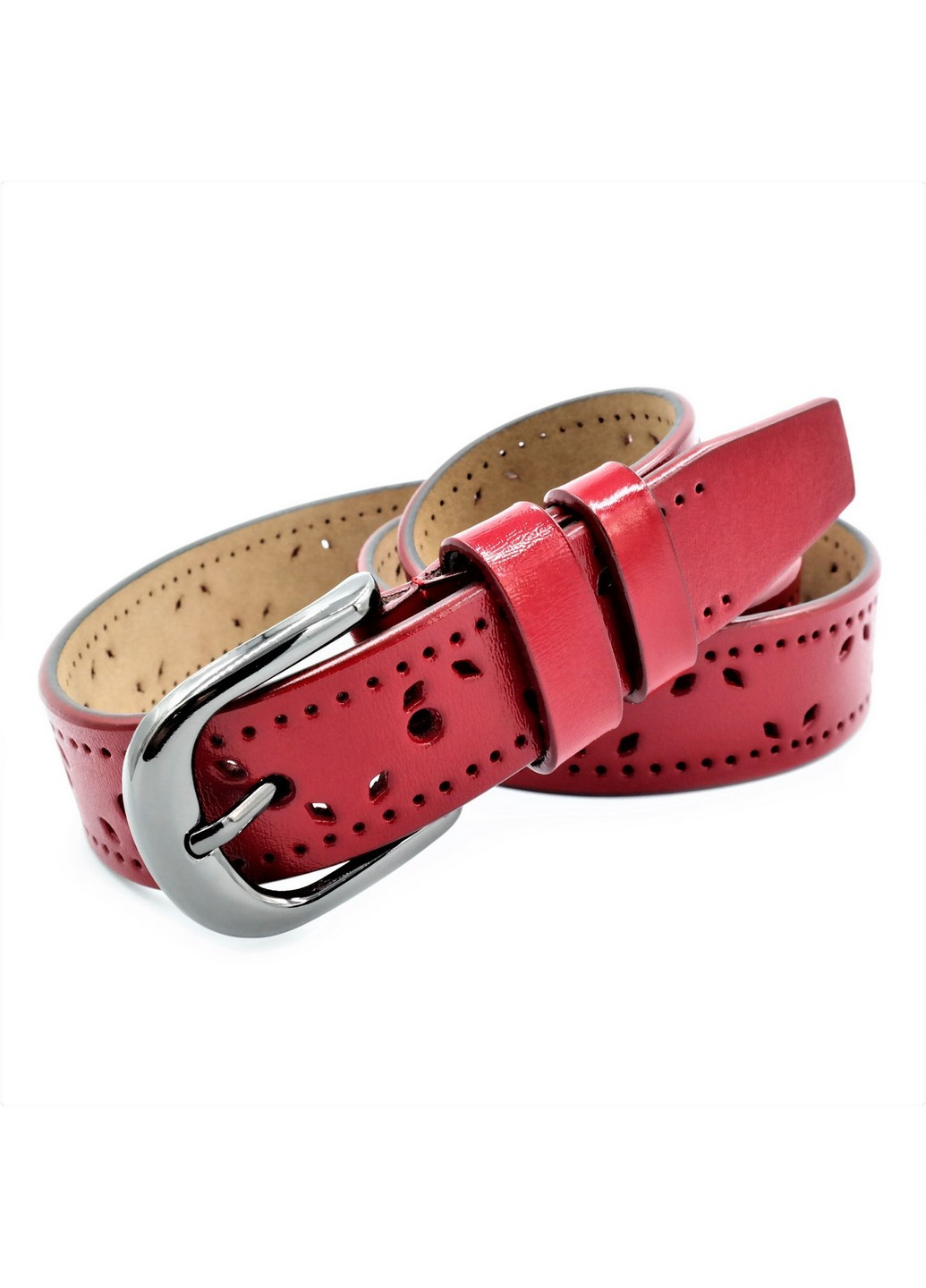 Шкіряний ремінь жіночий 110-115х3,5 см Weatro (211366879)