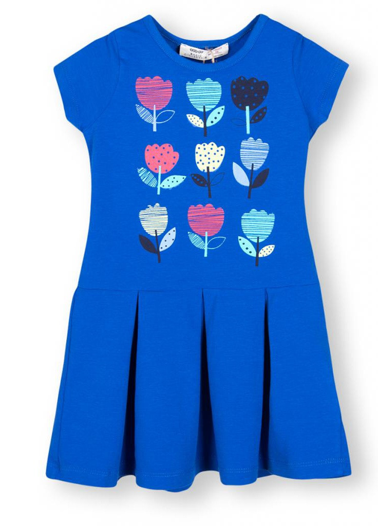 Синіти футболка з тюльпанами (15ykcelb927-74g-blue) Soobe (205765980)