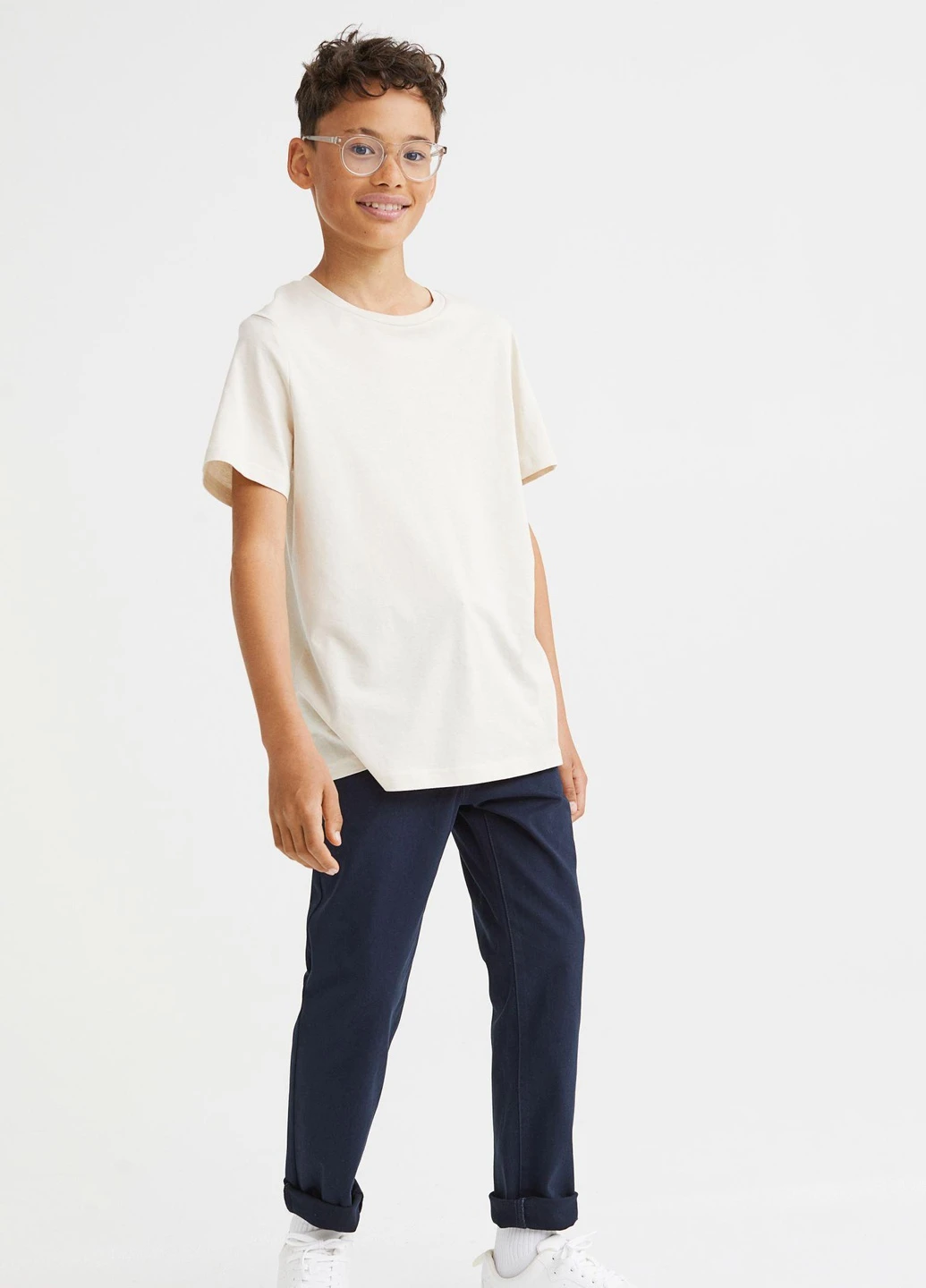 Темно-синие брюки H&M