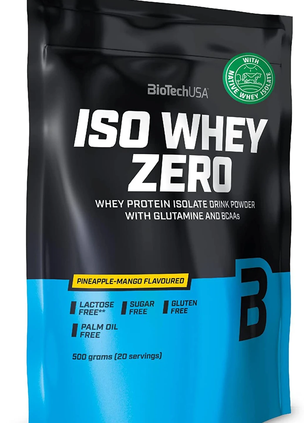 Протеїн Iso Whey Zero 500 g (Pineapple-mango) Biotech (254953067)