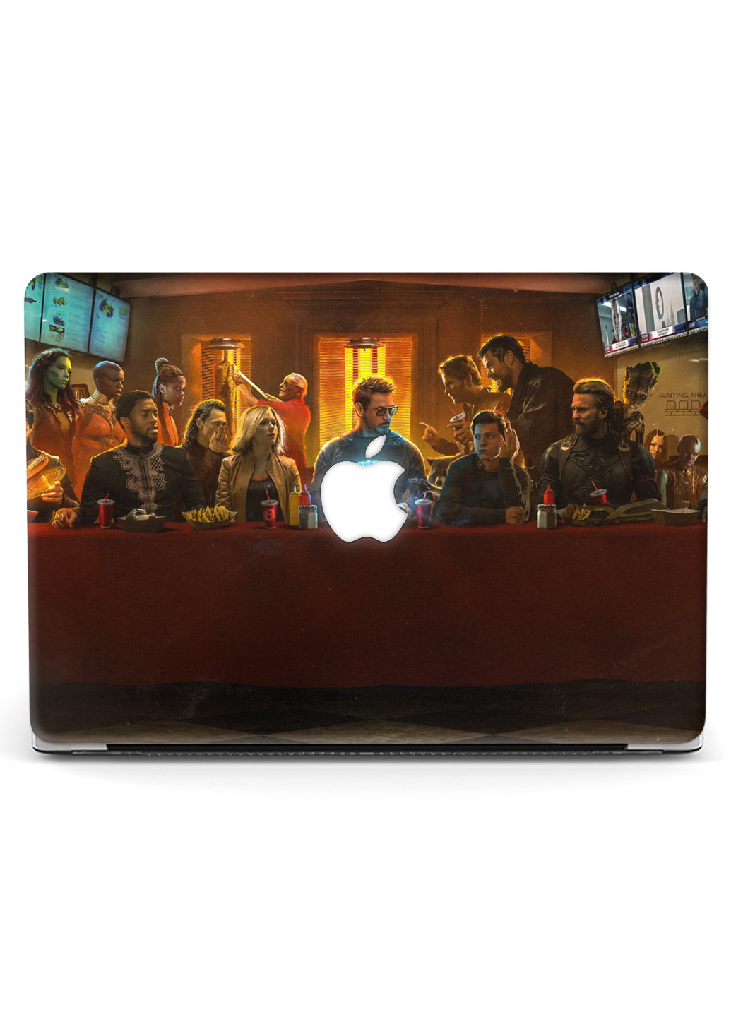 Чехол пластиковый для Apple MacBook Pro 13 A1278 Марвел (Marvel) (6347-1700) MobiPrint (218539057)