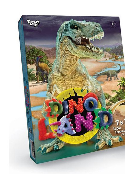 Креативна творчість "Dino Land 7 в 1" Danko Toys (255678756)