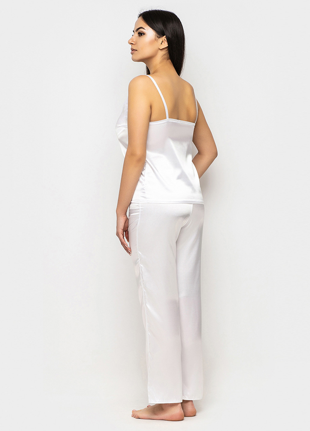 Червоний демісезонний комплект (халат, топ, брюки) Ghazel