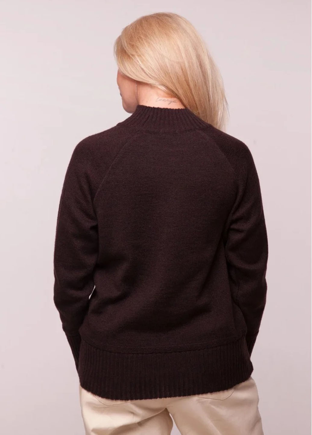 Темно-коричневий демісезонний джемпер джемпер Fashion