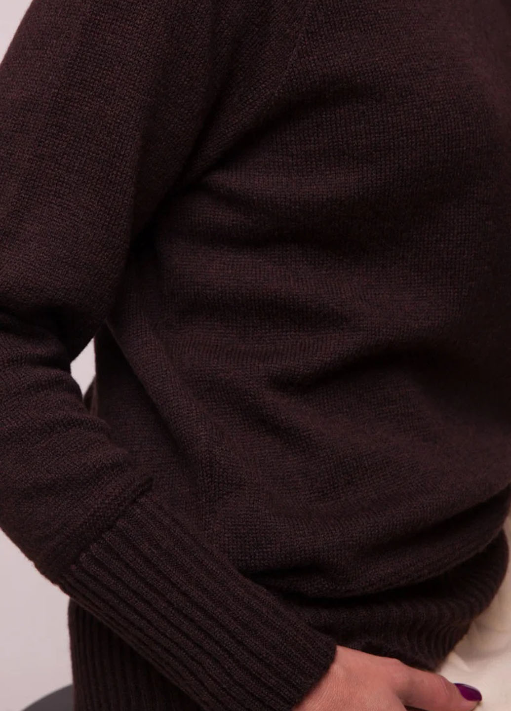 Темно-коричневий демісезонний джемпер джемпер Fashion