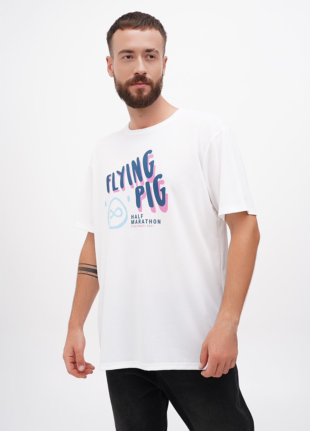 Белая футболка Asics