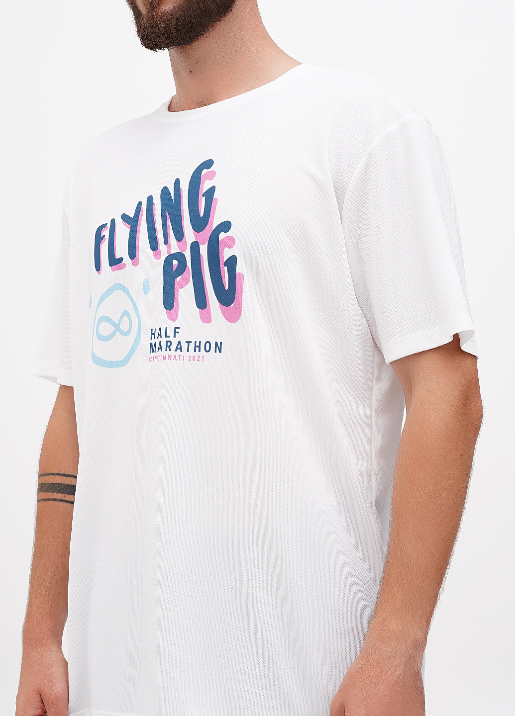 Белая футболка Asics