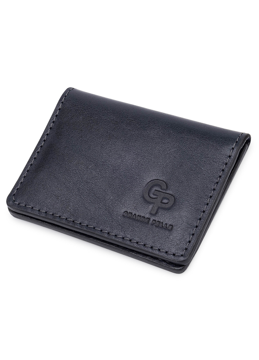 Шкіряна обкладинка для документів 10х7,5х1 см Grande Pelle (250096940)